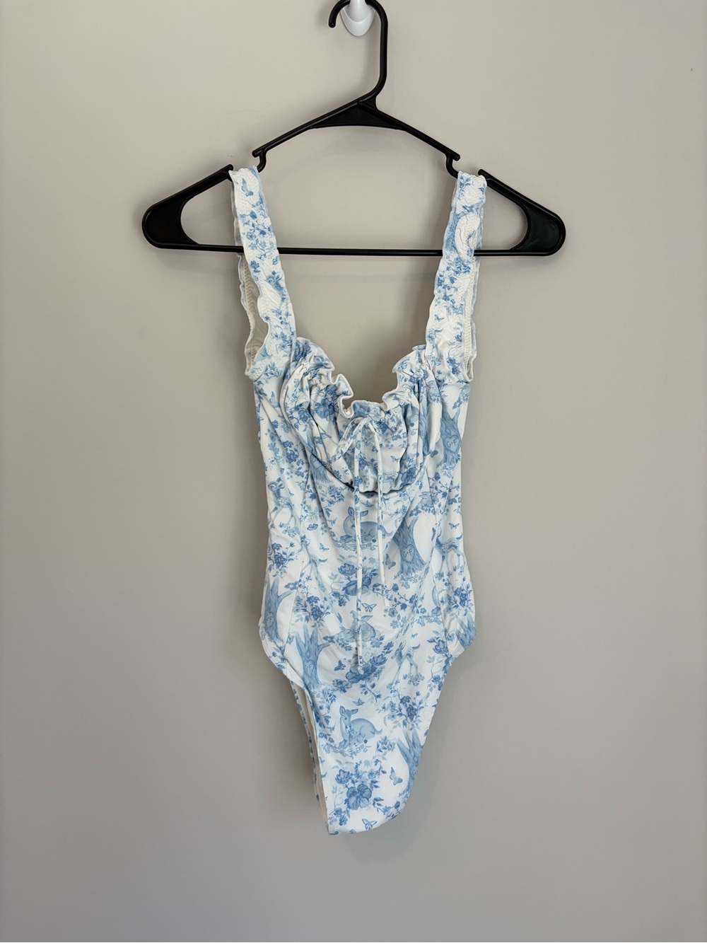 Gigi Hadid X Frankie's Bikinis Fawn Printed One Piece Swimsuit